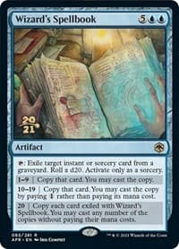 Wizard's Spellbook - Prerelease Cards - Magic: The Gathering card