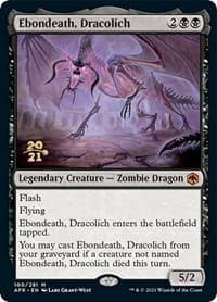 Ebondeath, Dracolich - Prerelease Cards - Magic: The Gathering card
