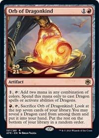 Orb of Dragonkind - Prerelease Cards - Magic: The Gathering card