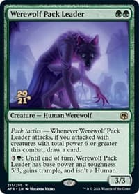 Werewolf Pack Leader - Prerelease Cards - Magic: The Gathering card