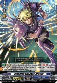 Diabolos Attacker, Arwing - D-BT02: A Brush with the Legends - Cardfight Vanguard card