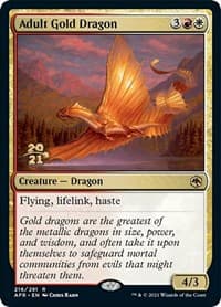 Adult Gold Dragon - Prerelease Cards - Magic: The Gathering card
