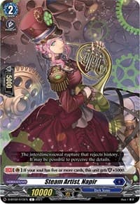 Steam Artist, Napir - D-BT02: A Brush with the Legends - Cardfight Vanguard card