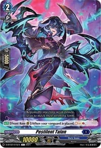 Pestilent Talon - D-BT02: A Brush with the Legends - Cardfight Vanguard card