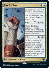 Monk Class - Prerelease Cards - Magic: The Gathering card