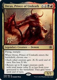 Orcus, Prince of Undeath - Prerelease Cards - Magic: The Gathering card