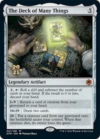 The Deck of Many Things - Prerelease Cards - Magic: The Gathering card