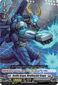 Hardfist Dragon, Metalknuckler Dragon - D-BT02: A Brush with the Legends - Cardfight Vanguard card