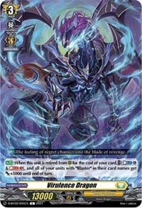 Virulence Dragon - D-BT02: A Brush with the Legends - Cardfight Vanguard card