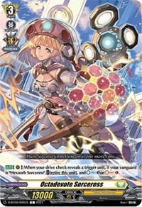 Octadevote Sorceress - D-BT02: A Brush with the Legends - Cardfight Vanguard card