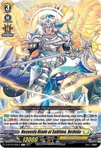 Heavenly Blade of Sublime, Bethida - D-BT02: A Brush with the Legends - Cardfight Vanguard card