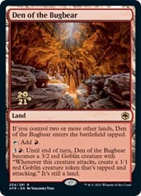 Den of the Bugbear - Prerelease Cards - Magic: The Gathering card