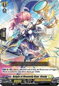 Knight of Heavenly Roar, Reedy - D-BT02: A Brush with the Legends - Cardfight Vanguard card