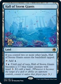 Hall of Storm Giants - Prerelease Cards - Magic: The Gathering card