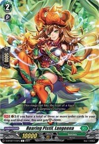Roaring Pistil, Langeena - D-BT02: A Brush with the Legends - Cardfight Vanguard card