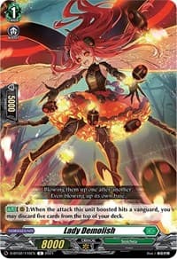 Lady Demolish - D-BT02: A Brush with the Legends - Cardfight Vanguard card