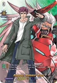 Diabolos, "Violence" Bruce (DSR) - D-BT02: A Brush with the Legends - Cardfight Vanguard card
