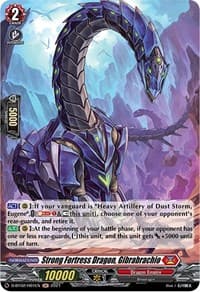 Strong Fortress Dragon, Gibrabrachio (Holo) - D-BT02: A Brush with the Legends - Cardfight Vanguard card