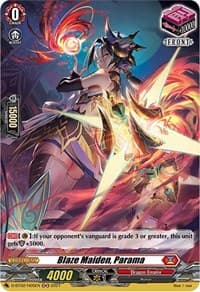 Blaze Maiden, Parama (Holo) - D-BT02: A Brush with the Legends - Cardfight Vanguard card