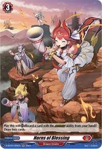 Horns of Blessing (Holo) - D-BT02: A Brush with the Legends - Cardfight Vanguard card