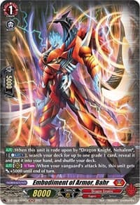Embodiment of Armor, Bahr (Holo) - D-BT02: A Brush with the Legends - Cardfight Vanguard card