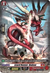 Lizard Runner, Undeux (Holo) - D-BT02: A Brush with the Legends - Cardfight Vanguard card