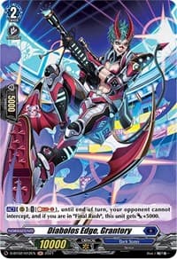 Diabolos Edge, Grantory (Holo) - D-BT02: A Brush with the Legends - Cardfight Vanguard card