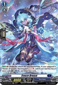 Freeze Breeze (Holo) - D-BT02: A Brush with the Legends - Cardfight Vanguard card