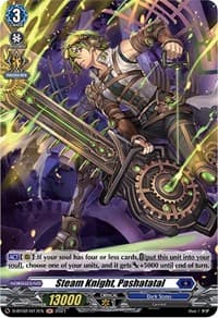 Steam Knight, Pashatatal (Holo) - D-BT02: A Brush with the Legends - Cardfight Vanguard card