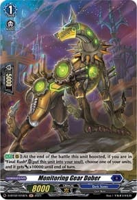Monitoring Gear Dober (Holo) - D-BT02: A Brush with the Legends - Cardfight Vanguard card