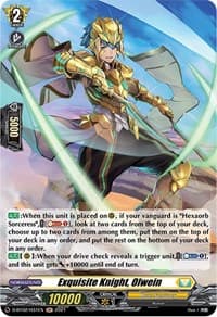Exquisite Knight, Olwein (Holo) - D-BT02: A Brush with the Legends - Cardfight Vanguard card