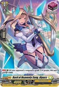 Bard of Heavenly Song, Alpacc (Holo) - D-BT02: A Brush with the Legends - Cardfight Vanguard card