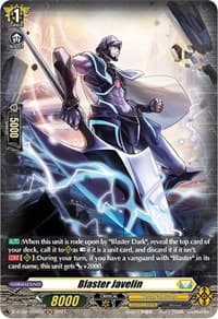 Blaster Javelin (Holo) - D-BT02: A Brush with the Legends - Cardfight Vanguard card