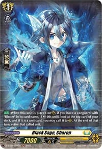 Black Sage, Charon (Holo) - D-BT02: A Brush with the Legends - Cardfight Vanguard card