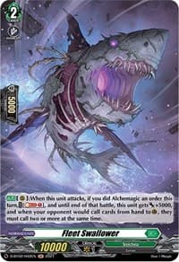 Fleet Swallower (Holo) - D-BT02: A Brush with the Legends - Cardfight Vanguard card