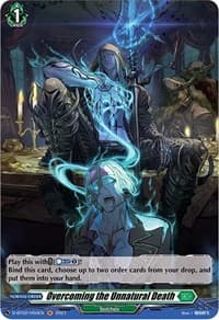 Overcoming the Unnatural Death (Holo) - D-BT02: A Brush with the Legends - Cardfight Vanguard card