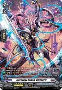 Cardinal Draco, Alviderd (SP) - D-BT02: A Brush with the Legends - Cardfight Vanguard card