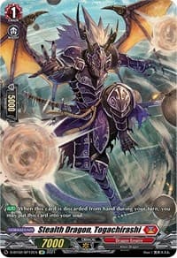 Stealth Dragon, Togachirashi (SP) - D-BT02: A Brush with the Legends - Cardfight Vanguard card
