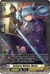 Darkness Maiden, Macha (SP) - D-BT02: A Brush with the Legends - Cardfight Vanguard card