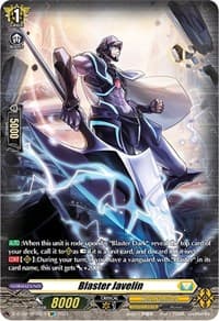 Blaster Javelin (SP) - D-BT02: A Brush with the Legends - Cardfight Vanguard card
