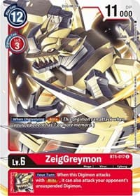 ZeigGreymon - Battle of Omni - Digimon Card Game card