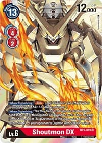 Shoutmon DX - Battle of Omni - Digimon Card Game card