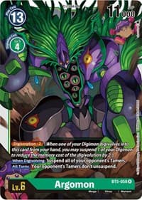 Argomon - Battle of Omni - Digimon Card Game card