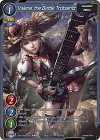 Valerie, the Battle Trobairitz - Onslaught of the Eldritch Gods - Gate Ruler card