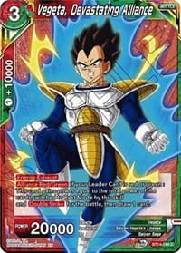 Vegeta, Devastating Alliance - Cross Spirits - Dragon Ball Super: Masters card