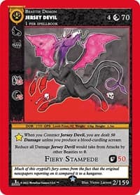 Jersey Devil - Cryptid Nation: First Edition - MetaZoo card