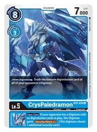 CrysPaledramon - Battle of Omni - Digimon Card Game card