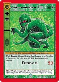 Lizard Man Of Scape Ore Swamp - Cryptid Nation: First Edition - MetaZoo card