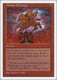 Winds of Change - Fifth Edition - Magic: The Gathering card