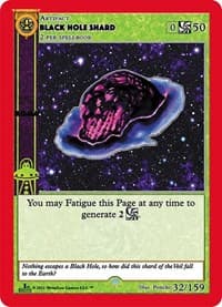 Black Hole Shard - Cryptid Nation: First Edition - MetaZoo card
